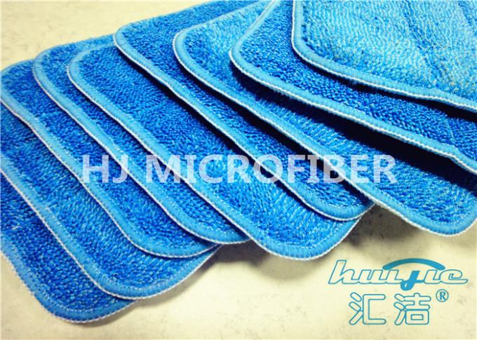 Μπλε 80% μαξιλάρια Mop πατωμάτων Microfiber πολυεστέρα εμπορικά με Velcro