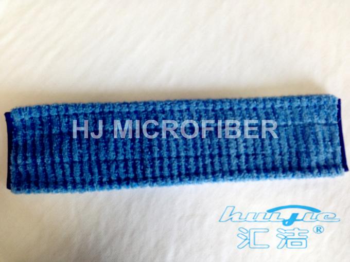 Μπλε μη υφανθε'ν Mop σκόνης Microfiber/υγρό Mop 80% πατωμάτων πολυεστέρας