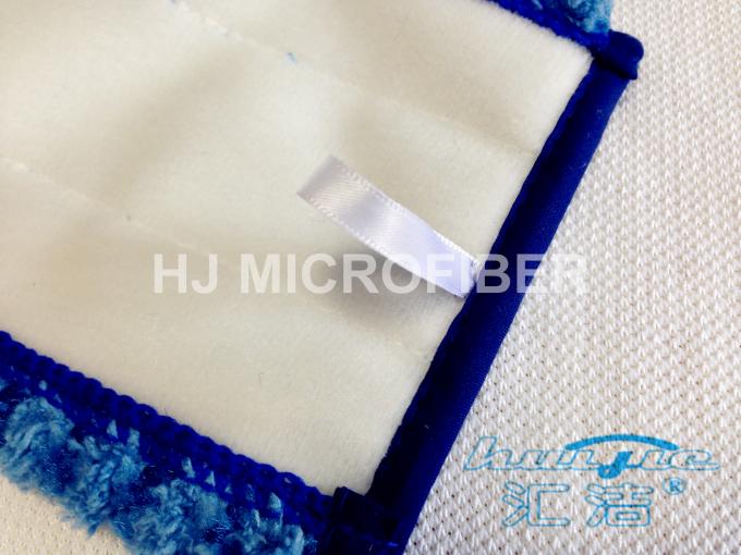 Μπλε μη υφανθε'ν Mop σκόνης Microfiber/υγρό Mop 80% πατωμάτων πολυεστέρας