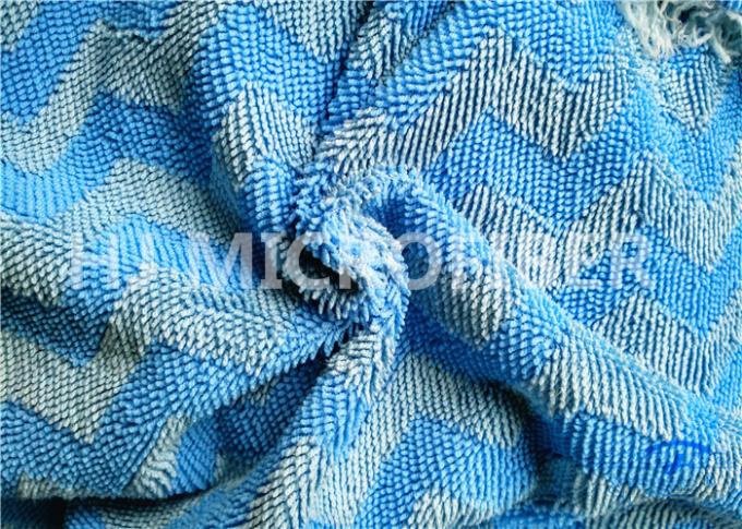 Jacquard ύφασμα Microfiber σωρών συστροφής ύφους ύφανσης για τα μαξιλάρια Mop, υφάσματα Microfiber