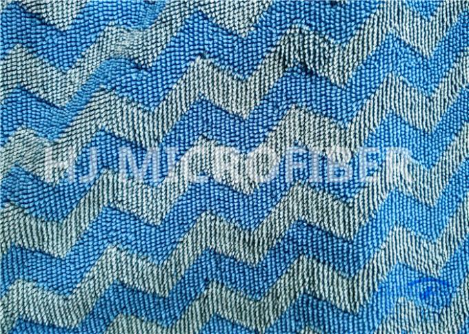 Jacquard ύφασμα Microfiber σωρών συστροφής ύφους ύφανσης για τα μαξιλάρια Mop, υφάσματα Microfiber