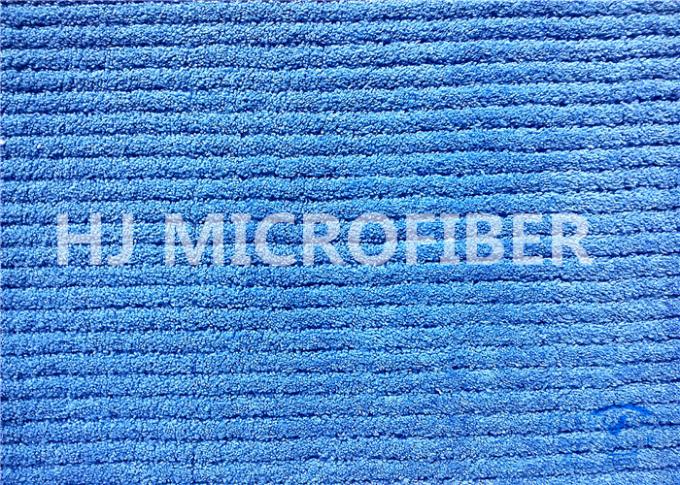 παχύ ύφασμα Roya Blue150cm δεράτων κοραλλιών λωρίδων 550gsm Microfiber