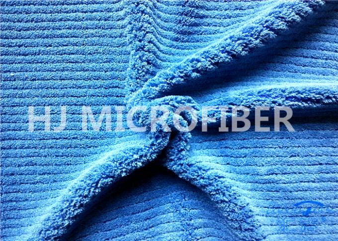 παχύ ύφασμα Roya Blue150cm δεράτων κοραλλιών λωρίδων 550gsm Microfiber