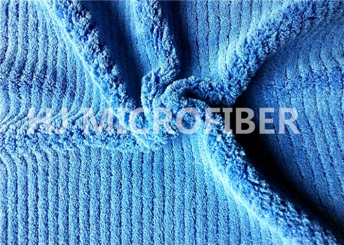 παχύ ύφασμα Roya Blue150cm δεράτων κοραλλιών λωρίδων 550gsm Microfiber