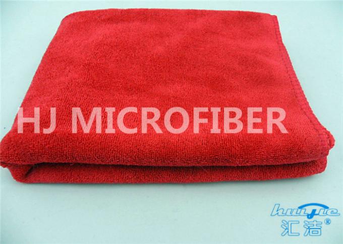 Καθαρίζοντας ύφασμα αυτοκινήτων Microfiber Warp-Knitted κόκκινο/μπλε, πετσέτες Microfiber πλυσίματος αυτοκινήτων