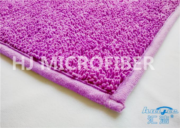 Αντιολισθητικό πορφυρό χαλί Microfiber για την εγχώρια χρήση, χαλί λουτρών Microfiber