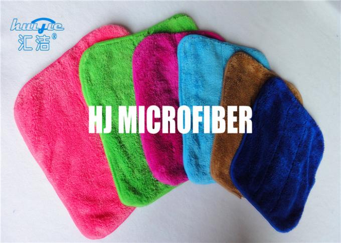 Τετραγωνικό γυαλίζοντας ύφασμα Microfiber λουτρών πετσετών 310gsm Microfiber καθαρίζοντας