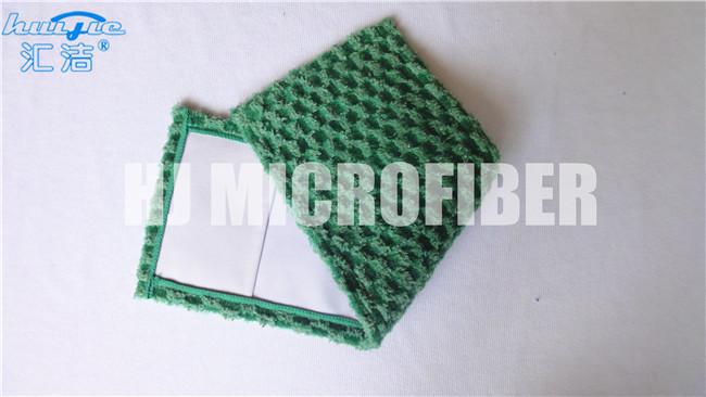 Jacquard μαξιλαριών Mop Microfiber υγρά μαξιλάρια αντικατάστασης σφουγγαριστρών ύφανσης επαναχρησιμοποιήσιμα με την τσέπη