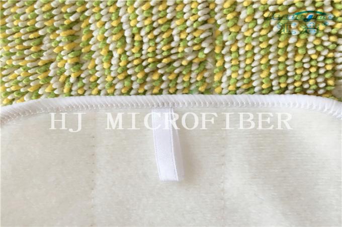 Βαμμένα νήμα μαξιλάρια Mop Microfiber μικρά Chenille Microfiber υγρά για τον εγχώριο καθαρισμό