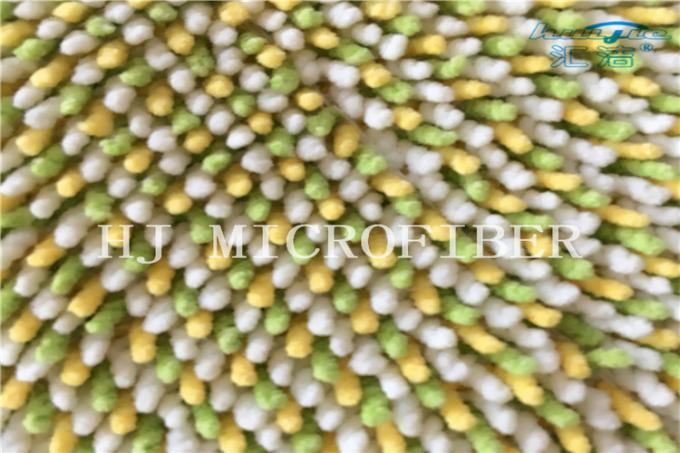 Βαμμένα νήμα μαξιλάρια Mop Microfiber μικρά Chenille Microfiber υγρά για τον εγχώριο καθαρισμό