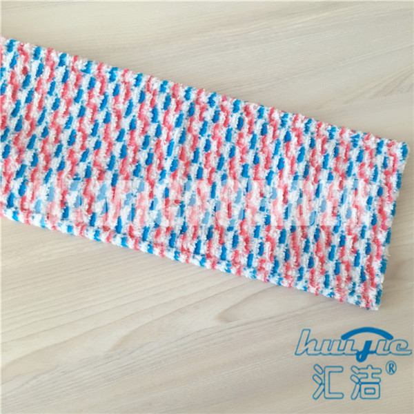 Jacquard μαξιλαριών Mop Microfiber υγρά τετραγωνικά μαξιλάρια σφουγγαριστρών αντικατάστασης υγρά με την τσέπη
