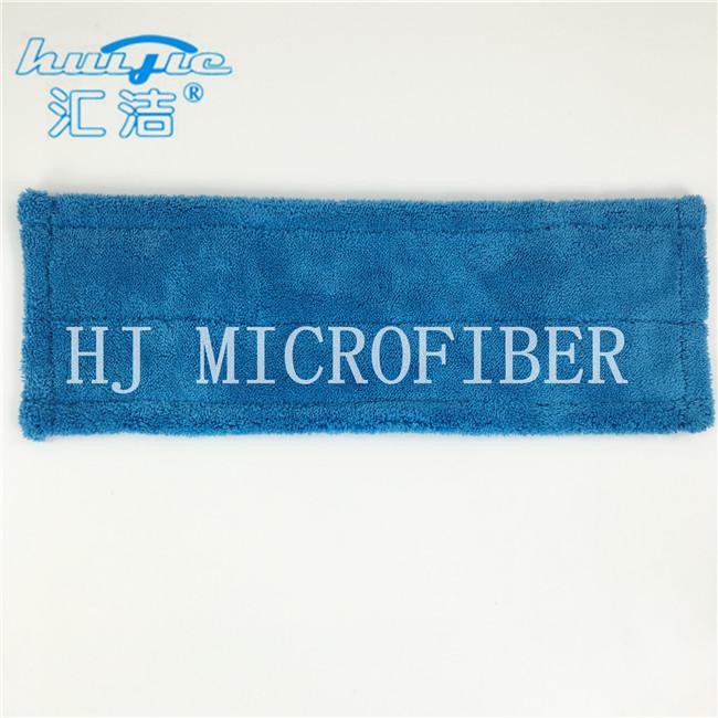 Η μπλε τσέπη δεράτων κοραλλιών Microfiber χρώματος διαμόρφωσε τα υγρά πολυσύνθετα Mop μαξιλαριών