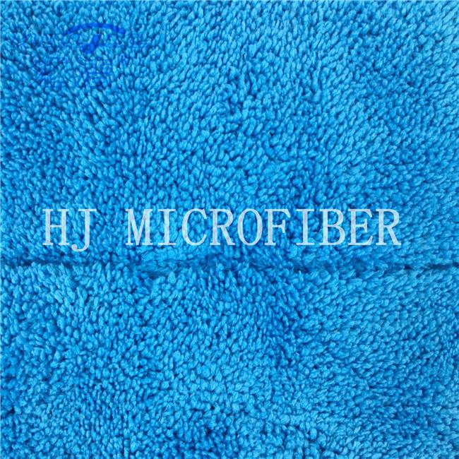 Η μπλε τσέπη δεράτων κοραλλιών Microfiber χρώματος διαμόρφωσε τα υγρά πολυσύνθετα Mop μαξιλαριών