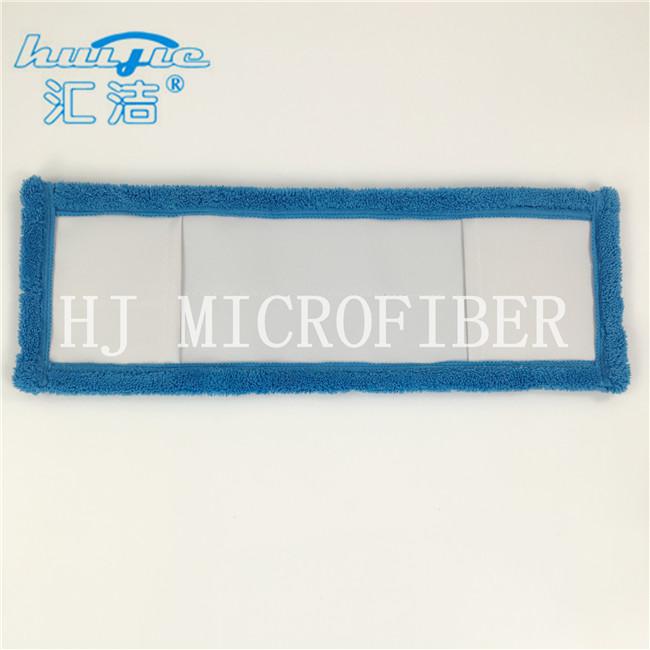 Η μπλε τσέπη δεράτων κοραλλιών Microfiber χρώματος διαμόρφωσε τα υγρά πολυσύνθετα Mop μαξιλαριών