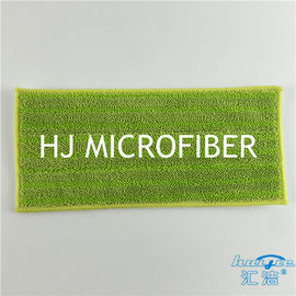 Πράσινα χρώματος Microfiber λουτρών ξαναγεμισμάτων Mop μαξιλαριών συστροφής σωρών υφασμάτων κεφάλια Mop πατωμάτων καθαρίζοντας