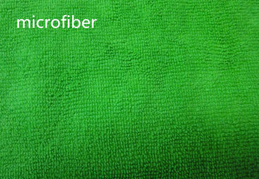 Πράσινο 150cm πλάτους microfiber ύφασμα του Terry στρεβλώσεων χρήσης λουτρών κουζινών υφασμάτων αυτοκινήτων καθαρίζοντας
