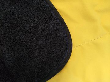 Microfiber 40*40cm κοραλλιών δεράτων μαύρη σουέτ πετσέτα κουζινών διοχέτευσης με σωλήνες καθαρίζοντας