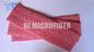 Κόκκινα βαμμένα φιλικά Microfiber συστροφής νημάτων μαξιλάρια Mop Eco υγρά για τον εγχώριο καθαρισμό
