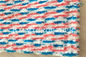 Κόκκινα μπλε άσπρα Jacquard Microfiber χρώματος βαμμένα νήμα διαμορφωμένα τσέπη μαξιλάρια αντικατάστασης Mop κεφαλιών Mop