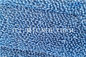 Μπλε χρώματος σωληνώσεων δευτερεύοντα Microfiber υγρά μαξιλάρια αντικατάστασης Mop κεφαλιών Mop σωρών Mop στριμμένα μαξιλάρια