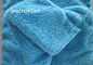 Microfiber 30 * 30cm 300gsm μπλε κοραλλιών καθαρίζοντας ύφασμα κουζινών χεριών αυτοκινήτων δεράτων έξοχο μαλακό