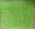 Πράσινο στριμμένο Mop 25*35cm 480gsm σκόνης Microfiber υφάσματος του Terry επανασυνδυασμού