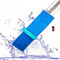Μπλε μαξιλάρια Mop 380gsm Microfiber υγρά, διαμορφωμένα τσέπη πολυσύνθετα Mop