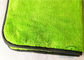Πράσινη αποθηκεύοντας πετσέτα βελούδου/υψηλή απορρόφηση Microfiber που ξεσκονίζει το ύφασμα για το γυαλί παραθύρων
