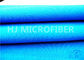 Μπλε ύφασμα βρόχων Velcro πολυεστέρα εύκαμπτο για τον ιματισμό και την εμμονή τσαντών