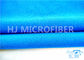 Μπλε ύφασμα βρόχων Velcro πολυεστέρα εύκαμπτο για τον ιματισμό και την εμμονή τσαντών