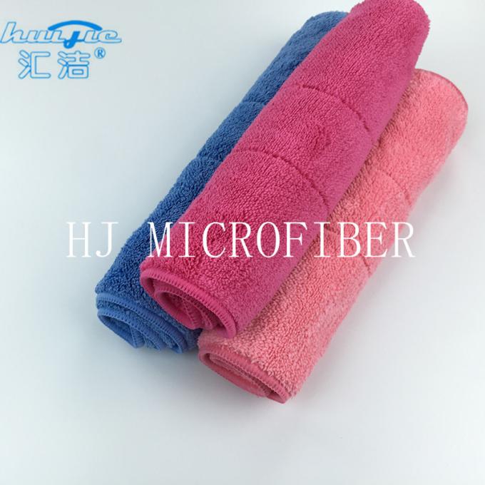Ζωηρόχρωμη Microfiber 80% πολυεστέρα 20% πετσέτα δεράτων κοραλλιών πετσετών υφάσματος πολυαμιδίων υλική για τον εγχώριο καθαρισμό
