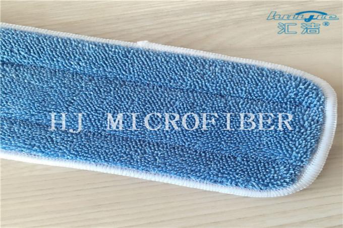 Μπλε χρώματος σωληνώσεων δευτερεύοντα Microfiber υγρά μαξιλάρια αντικατάστασης Mop κεφαλιών Mop σωρών Mop στριμμένα μαξιλάρια