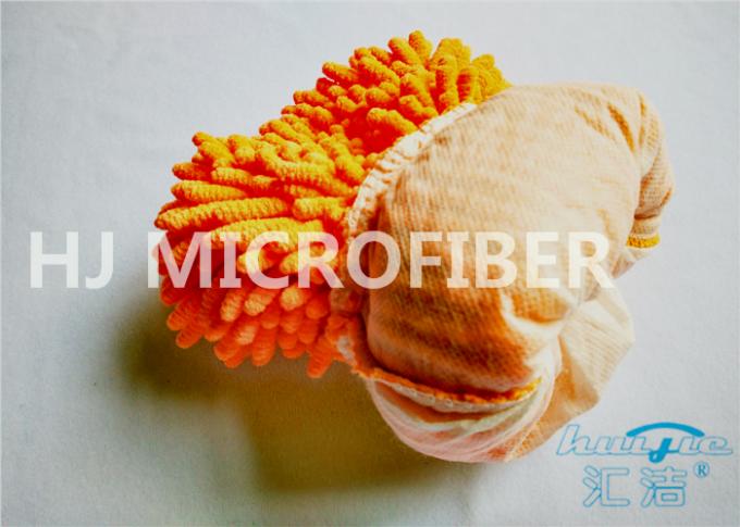 Μακρυμάλλης ηλιόλουστος πορτοκαλής Quick-Dry γαντιών πυγμαχίας πλυσίματος Chenille Microfiber, αντιδιαβρωτικό