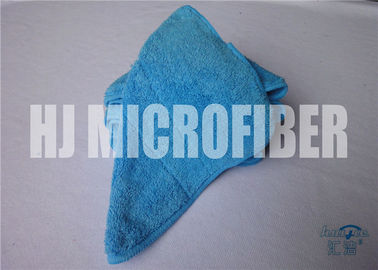 Ενιαία σύνθετα μπλε κουρέλια Microfiber/εξαιρετικά παχιά υφάσματα 25X25cm πιάτων Microfiber δεράτων βελούδου