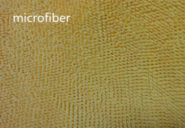 Microfiber 550gsm κίτρινο 150cm πλάτους 100% ύφασμα Chenille πολυεστέρα μικρό