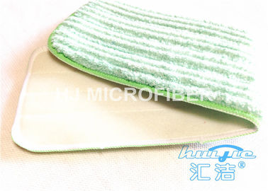 Μαξιλάρι Mop πατωμάτων Microfiber λουρίδων για τον καθαρισμό κουζινών, επίπεδο Mop πατωμάτων