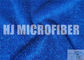 Μπλε 30 * 40 πετσέτες πιάτων microfiber, weft καθαρίζοντας microfiber ύφασμα δεράτων βελούδου συστροφής εξαιρετικά παχύ