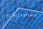 Μπλε Jacquard χρώματος μεγάλο καθαρίζοντας ύφασμα Microfiber υφάσματος μαργαριταριών για το κλωστοϋφαντουργικό προϊόν πετσετών και σπιτιών