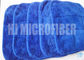 Μπλε χρώματος Microfiber έξοχο μαλακό έξοχο απορροφητικό 80% αυτοκινήτων καθαρίζοντας πολυαμίδιο πολυεστέρα 20% υφασμάτων