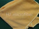 Κίτρινη μεγάλη μαργαριταριών καθαρίζοντας πετσέτα πετσετών 40*40 Microfiber υφασμάτων καθαρίζοντας