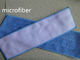 Trapezoid Microfiber μπλε 13*41/47cm Weft στριμμένα 480gsm απορροφητικά υγρά μαξιλάρια Mop