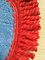 450gsm μπλε στριμμένα κόκκινα θυσάνων μαξιλάρια Mop Microfiber υγρά ευνοϊκά για το περιβάλλον