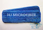 Επαγγελματικό επικεφαλής μαξιλάρι Mop Microfiber επίπεδο Microfiber με τις λουρίδες 5» Χ 24» PP