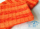 Πορτοκαλιά καθαρίζοντας υφάσματα Microfiber 80% ίνα πολυεστέρα - ελεύθερο, αντιστατικό καθαρίζοντας ύφασμα