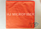 Καθαρίζοντας πορτοκάλι υφασμάτων αυτοκινήτων Microfiber πολυεστέρα, ξεραίνοντας πετσέτες αυτοκινήτων Microfiber