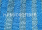 Η στρέβλωση έπλεξε το μπλε στριμμένο Microfiber ύφασμα σωρών για το κουρέλι/το ξεσκονόπανο, ύφασμα πολυεστέρα
