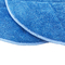 48cm διαμέτρων μπλε νήμα PadsTwist Mop Microfiber υγρό γύρω από τη μορφή