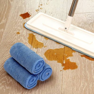 Μικροΐνες Dust Mop Pads Υψηλής απορροφητικότητας Twisted Microfiber Wet Mop Pads για καθαρισμό δαπέδων